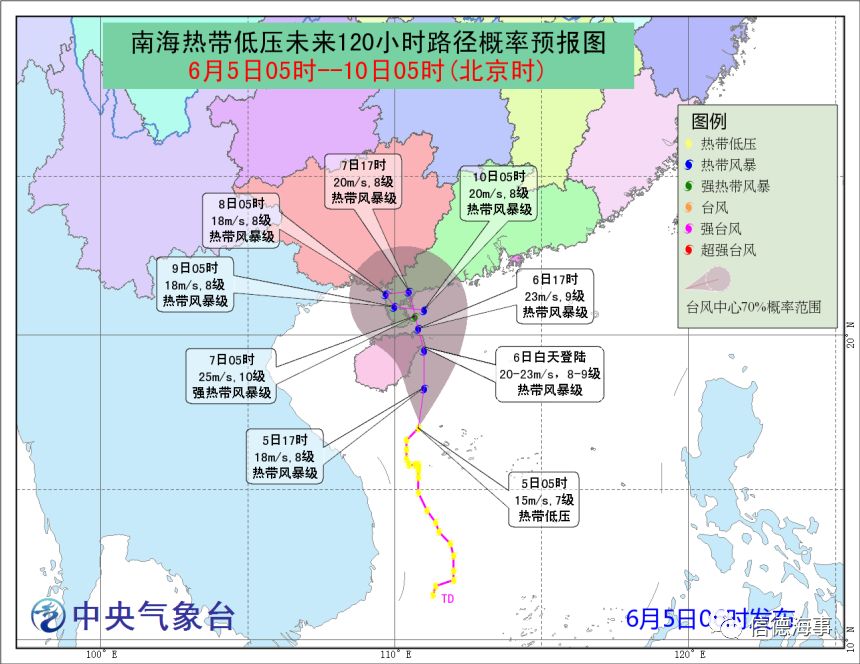 琼州海峡大风最新情况分析简报